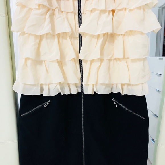 RUFFLE DRESS with zipper - Picture 4 of 6